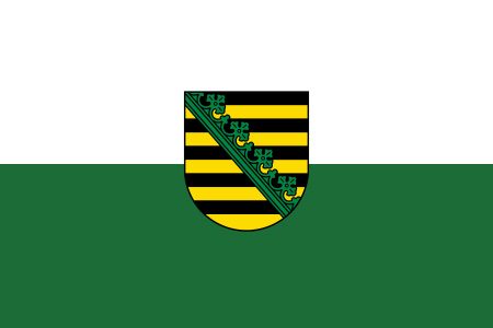 Flagge Sachsen