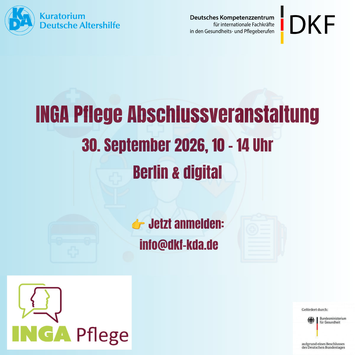 Veranstaltung INGA Pflege